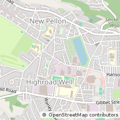 Map of Halifax, West Yorkshire