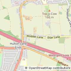 Map of Bolton, Lancashire