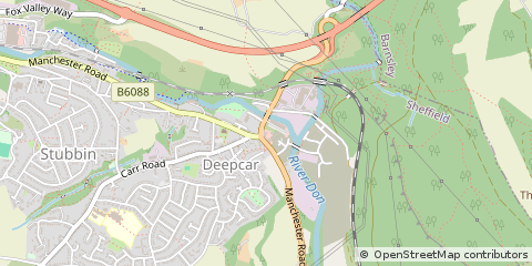 Map of Sheffield