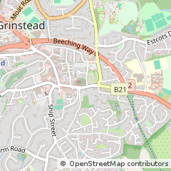 Map of East Grinstead