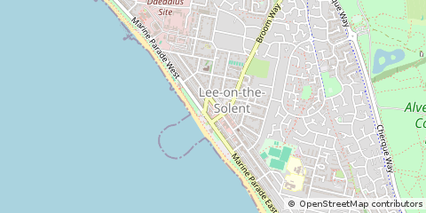 Map of LEE-on-the-Solent