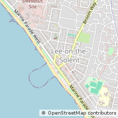 Map of LEE-on-the-Solent