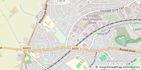 Map of Nottingham