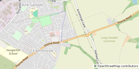 Map of Doncaster