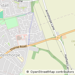 Map of Doncaster
