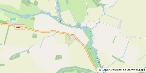 Map of Bishops Castle, Shropshire