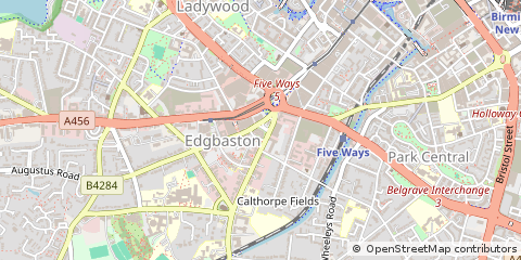Map of Birmingham