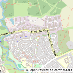 Map of Alcester, Warwickshire
