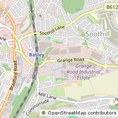 Map of Batley, West Yorkshire