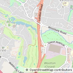 Map of Northampton, Northamptonshire