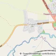 Map of Stamford, Lincolnshire
