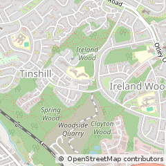 Map of Leeds, West Yorkshire