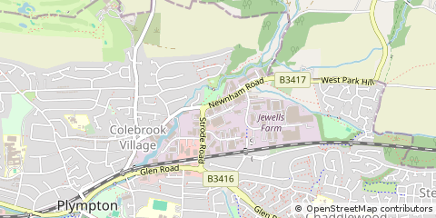 Map of Plymouth, Devon