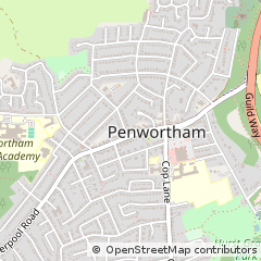 Map of Preston, Lancs