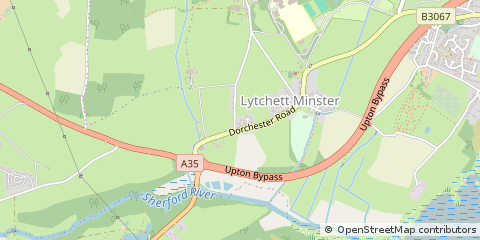 Map of Poole, Dorset