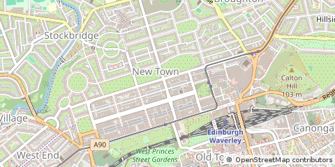 Map of Edinburgh