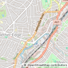 Map of Sheffield, South Yorkshire