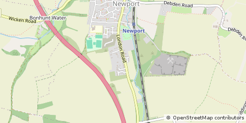 Map of Saffron Walden