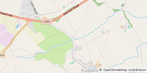 Map of Frome, Somerset