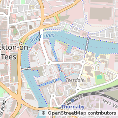Map of Stockton-on-Tees