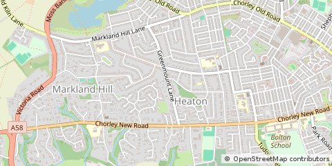 Map of Bolton