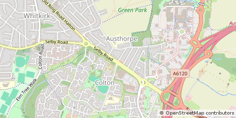 Map of Leeds