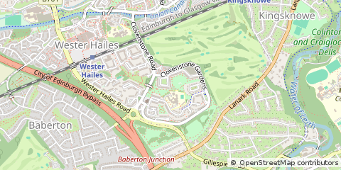 Map of Edinburgh, Midlothian