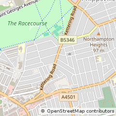 Map of Northampton