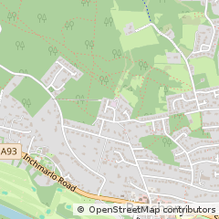 Map of Banchory, Aberdeenshire