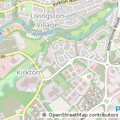 Map of Livingston, West Lothian