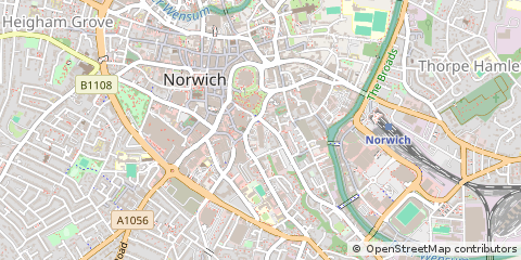 Map of Norwich