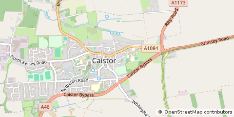 Map of Market Rasen, Lincolnshire