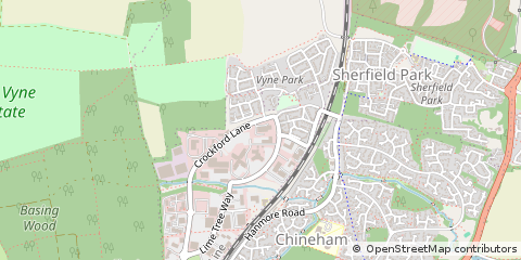 Map of Basingstoke, Hampshire
