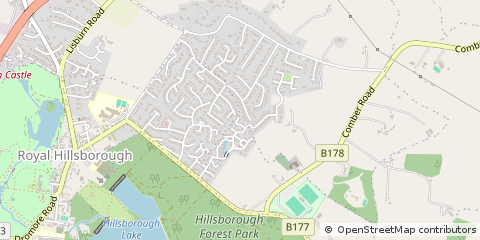 Map of Hillsborough
