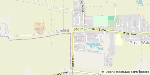 Map of Great Wakering, Essex