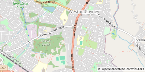 Map of Stoke-on-Trent, Staffordshire