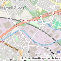 Map of Wednesbury
