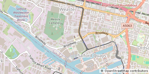 Map of Salford