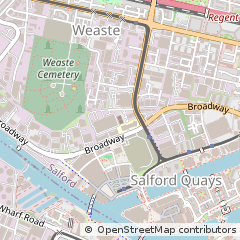 Map of Salford