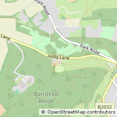 Map of Banstead, Surrey