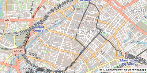 Map of Greater Manchester
