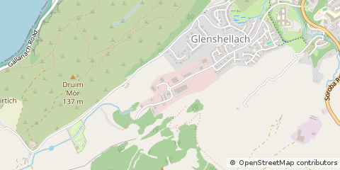 Map of Oban, Argyll