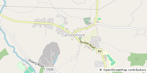 Map of Omagh, CO. Tyrone