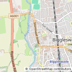 Map of Biggleswade, Bedfordshire