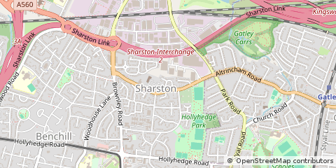 Map of Manchester