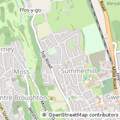 Map of Wrexham
