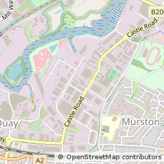 Map of Sittingbourne, Kent
