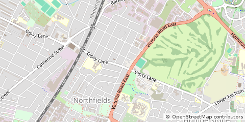 Map of Leicester, Leicestershire