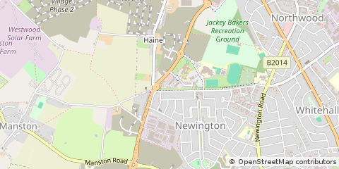 Map of Ramsgate, Kent