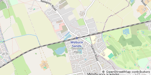 Map of Woburn Sands